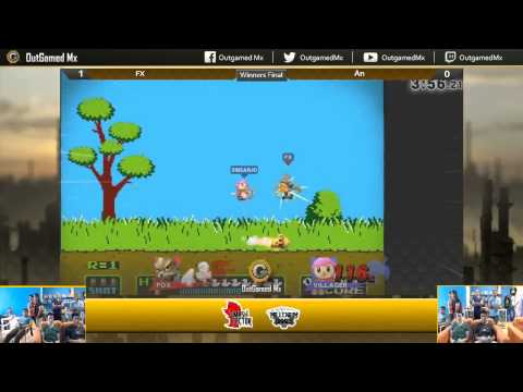 OGMx BiWeeklies v3 - Smash bros for Wii U - Winners' Final - FX(Fox, Olimar) vs An(Villager,Mac)