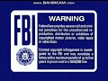 Buena Vista FBI Warning Screens 2000 2003 DVD Version