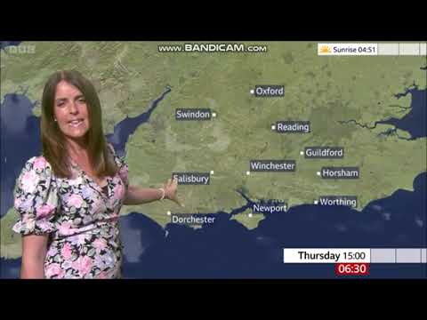 [HD] Alex Osbourne BBC ONE South Today weather June 15th 2022 - 60 fps