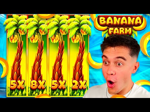 INSANE WIN ON THE NEW BANANA FARM SLOT!