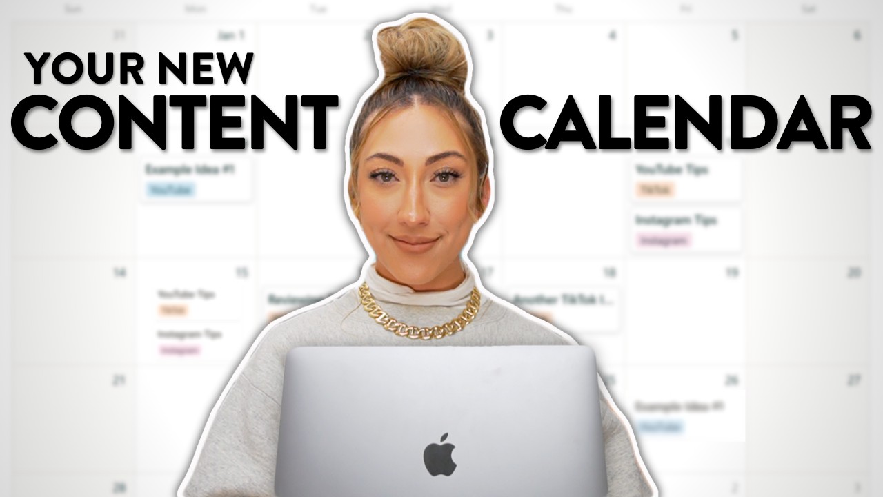 Content Calendar Notion Tutorial + free template 📅💡 how to use notion for content creators