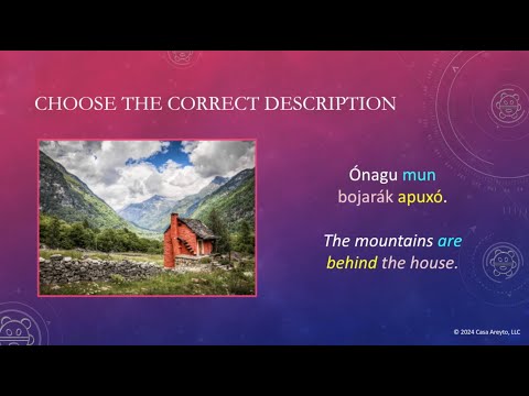 Let's Talk Taíno 126 - Prepositions: In Front of & Behind #TainoLanguage #LearnTaino