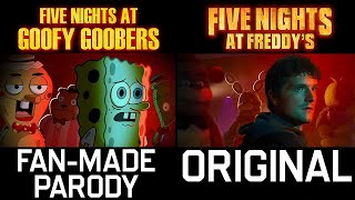 FIVE NIGHTS AT FREDDYS (FNAF) and SPONGEBOB Parody