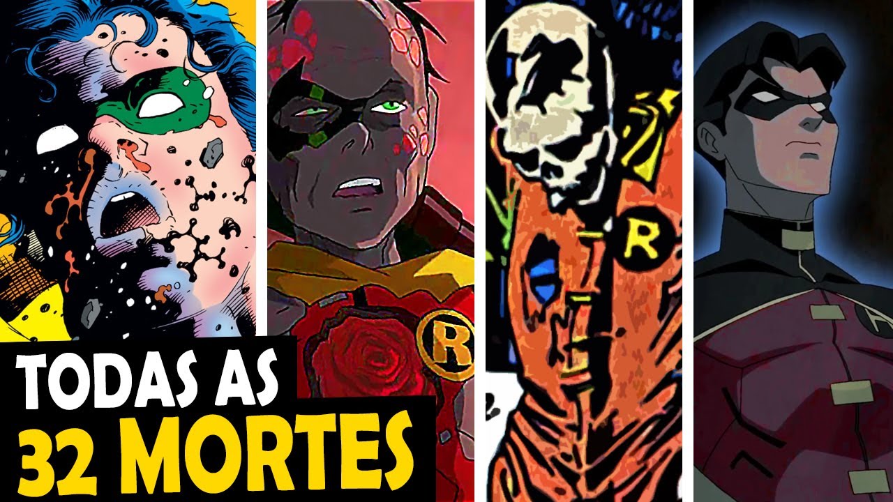 TODAS AS 30 MORTES DO ROBIN DE TODOS OS TEMPOS
