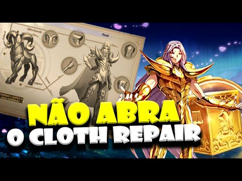 NÃO ABRA O CLOTH REPAIR DO MU ANTES DE VER ESSE VIDEO - Saint Seiya : Awakening