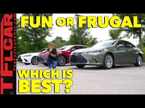 Compared: 2019 Lexus ES vs F-Sport vs Hybrid Review