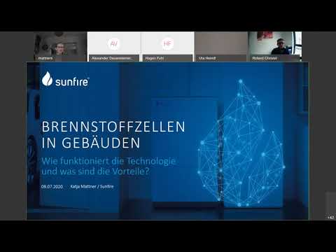 WEBINAR - Wie können Gebäude mit hilfe von Wasserstoff und Brennstoffzellen dekarbonisiert werden?