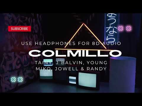8D AUDIO | COLMILLO - Tainy, J Balvin, Young Miko, Jowell & Randy