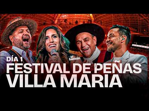 FESTIVAL DE PEÑAS VILLA MARIA I DÍA 1 I LUCIANO PEREYRA, LA SOLE, JORGE ROJAS Y EL CHAQUEÑO EN VIVO