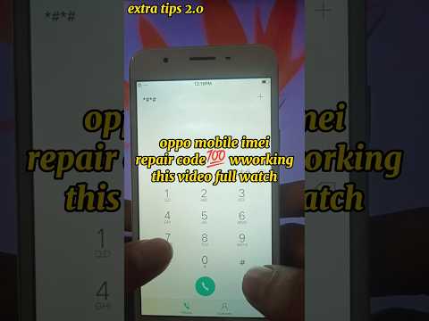 oppo mobile imei repair code💯#oppo #code #imei #shorts