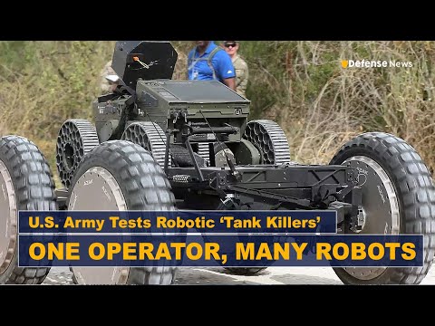 U.S. Army Tests New Robotic ‘Tank Killer’ Swarm Vehicles