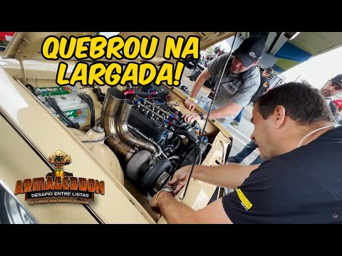 Chevette VS Gol, correria pra concertar os carro na hora de alinhar! Video Armageddon #12/40