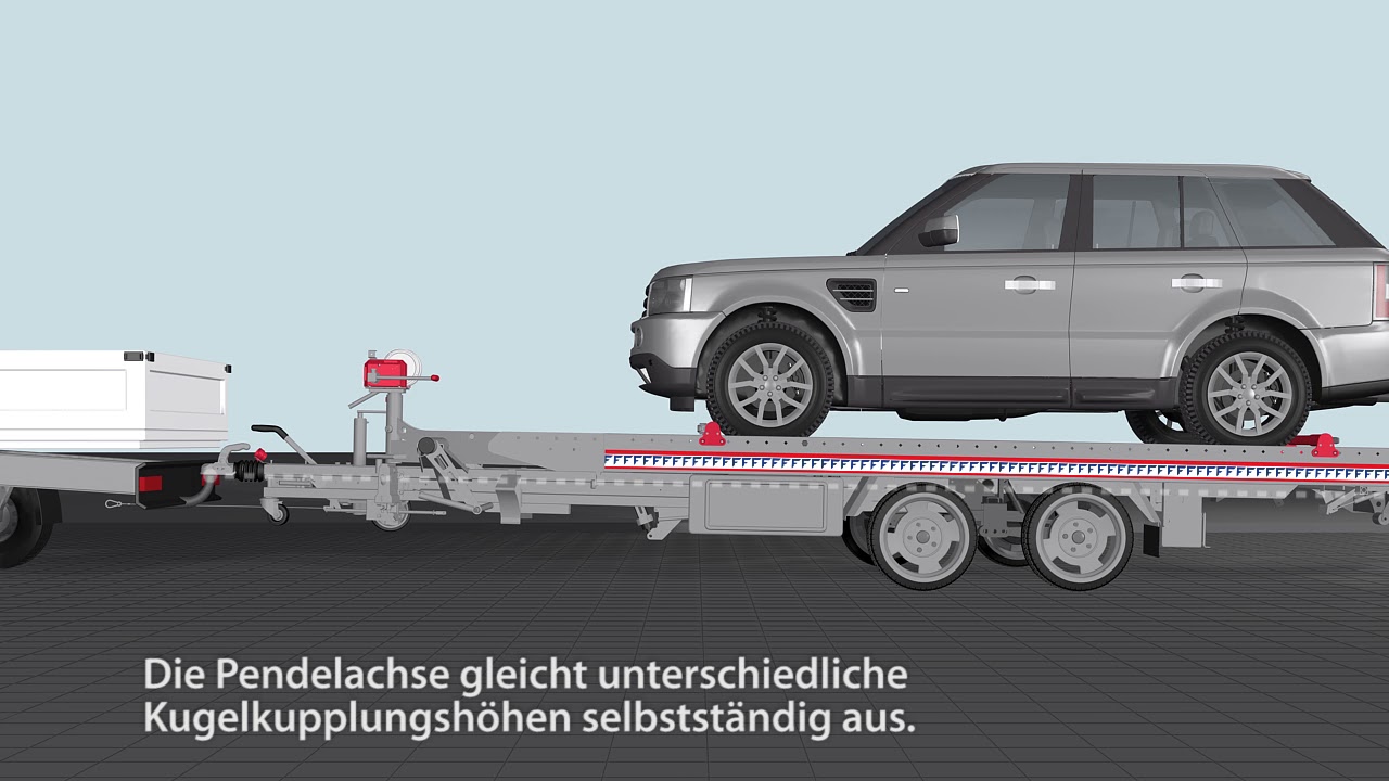 X-Line pendelaxeln är EDER-chassit för maximal körsäkerhet