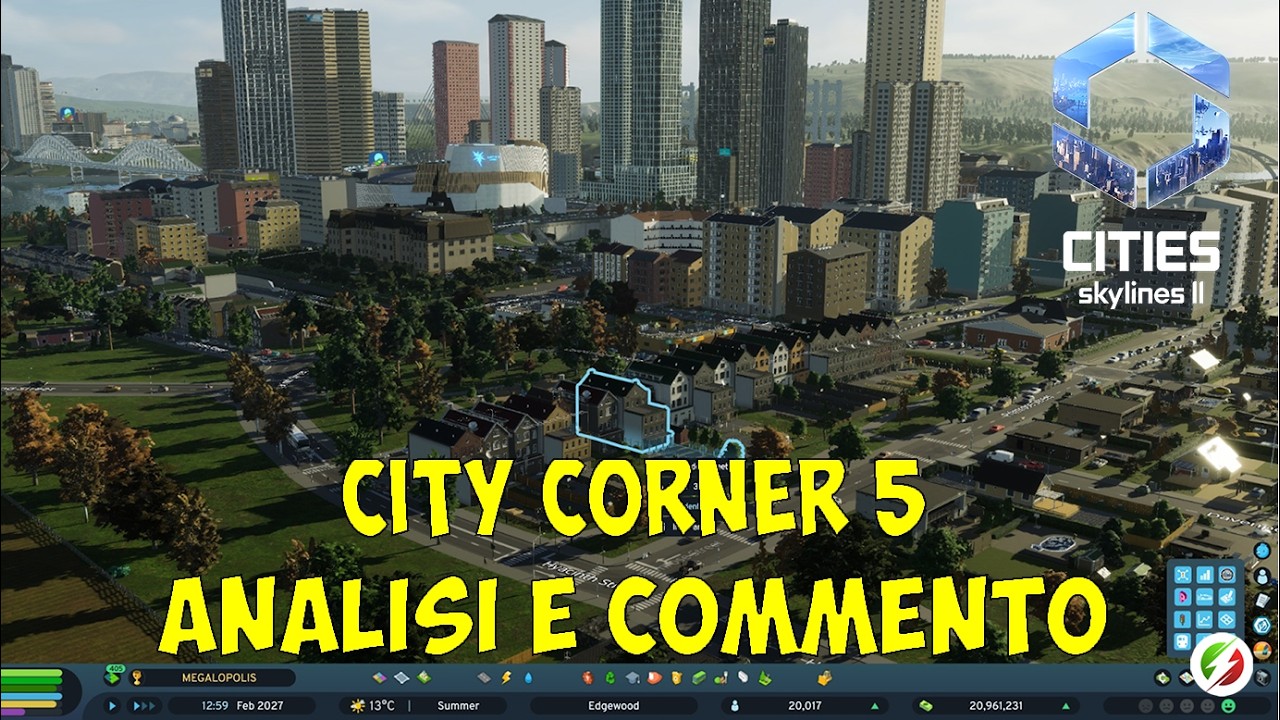 Commento al City Corner 5 Cities Skylines 2