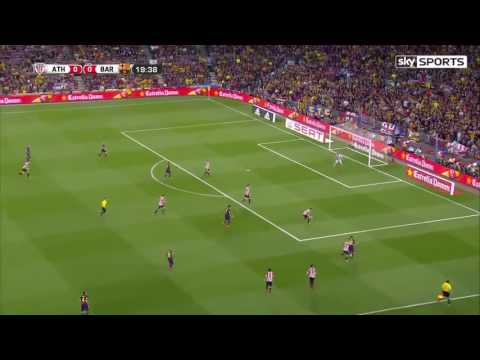Fantastic goal Leo Messi vs Athletic Bilbao