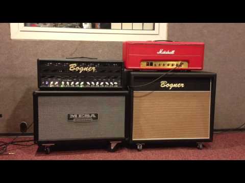 Mesa Horizontal 212 vs Bogner Oversize 212 2x12 cab comparition