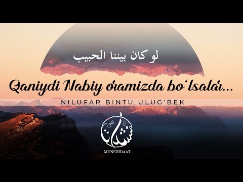 NEW- Nilufar bintu Ulug'bek - Qaniydi Nabiy oramizda bo'lsalar | لو كان بيننا الحبيب
