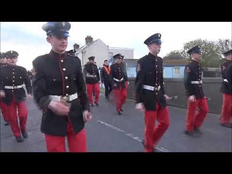 Portavogie before their 40th Ann parade 2019