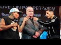 RYAN GARCIA CLOWNS “SMALL”GERVONTA DAVIS TO HIS FACE! TELLS HIM HES BREAKING HIS JAW AT FACE OFF!