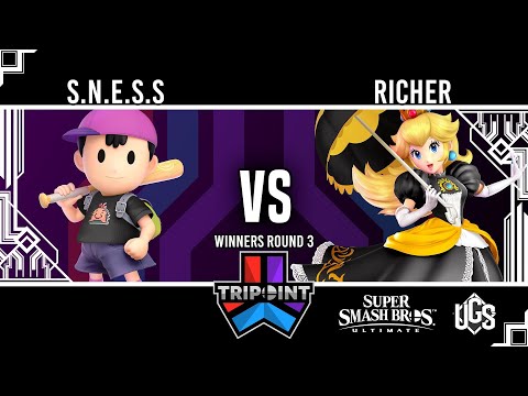 Tripoint Smash 134 - Winners Round 3 - S.N.E.S.s(Ness) Vs. Richer(Peach)