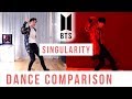 BTS V - Singularity Dance Cover Comparison | Ellen and Brian