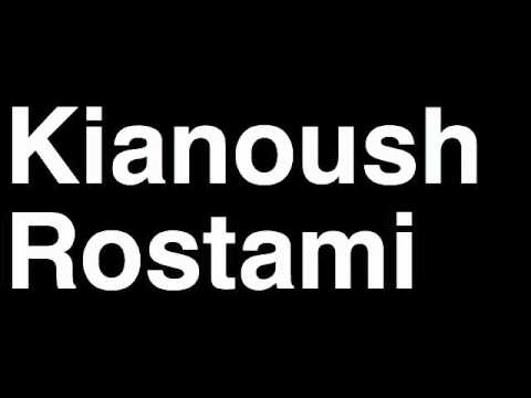 How to Pronounce Kianoush Rostami Iran Bronze Medal Weightlifting London 2012 Olympics Video