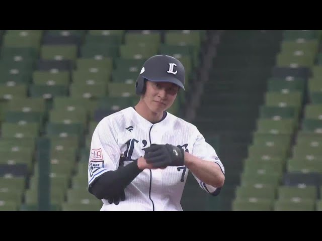 【ファーム】貴重な追加点!! ライオンズ・金子侑司 ライトへのタイムリー2ベースヒット!! 2024年6月22日 埼玉西武ライオンズ 対 千葉ロッテマリーンズ