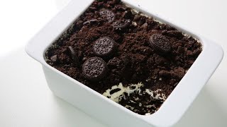 [종이컵계량] 간단한 오레오 아이스박스 케이크 만들기 Easy Oreo Icebox Cake Recipe | 한세 HANSE