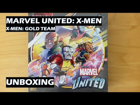 Unboxing X-men Gold Team Marvel United