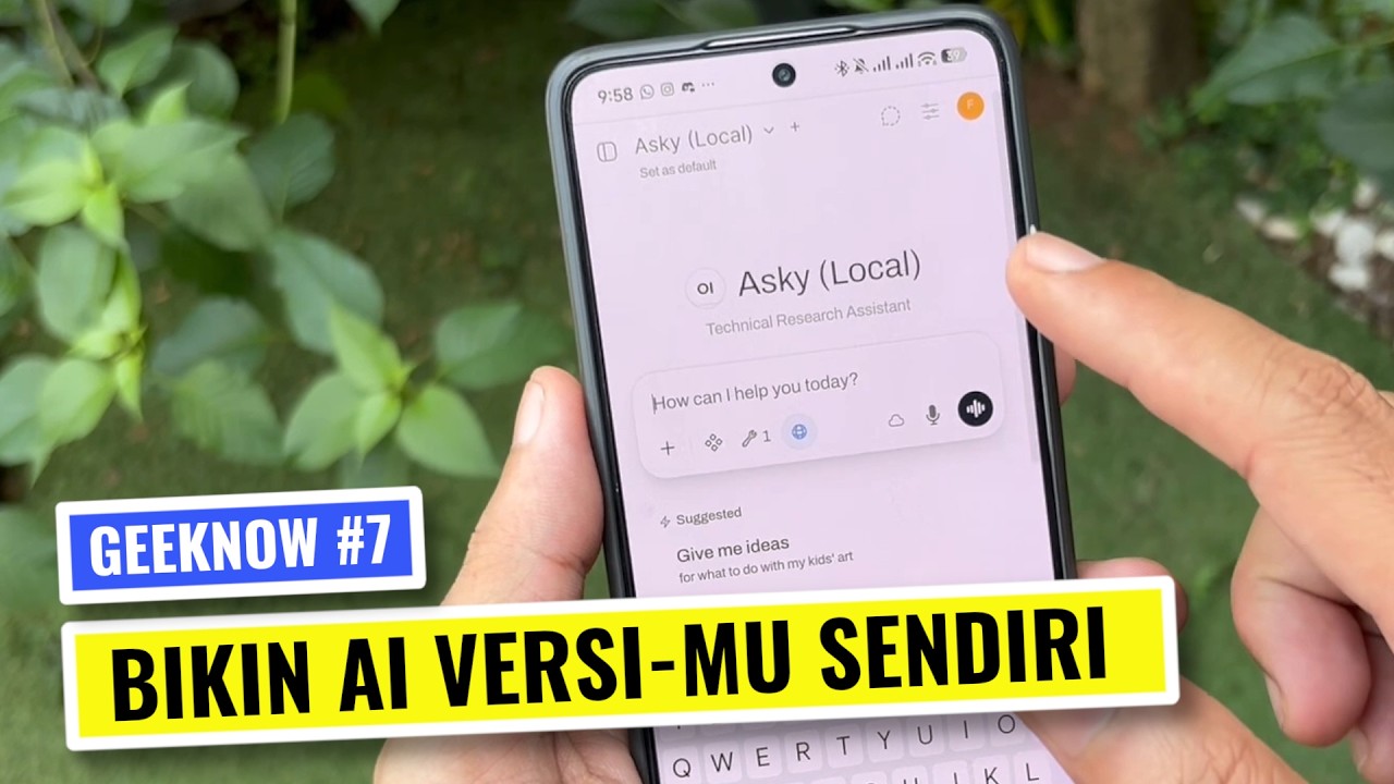 ⚡Bikin Males Balik ke ChatGPT: Optimasi AI Platform Lokal di PC Sendiri | Geeknow #7