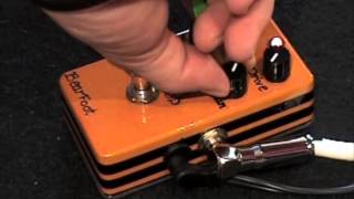 Video thumbnail for Bearfoot FX Honey Beest overdrive guitar effects pedal demo with Gibson SG by gearmanndude