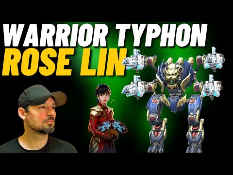 War Robots Warrior Typhon With New legendary Pilot Rose Lin, WR MK2. Awesome fun games!!!