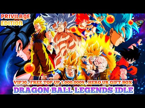Dragon Ball Legends Idle P-SERVER - VIP30 , In App Purchases 1.000.000¥ , Hero UR Gift Box