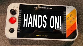 Atari Gamestation Portable HANDS ON! | CES 2024 My Arcade