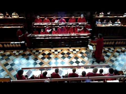 God is gone up sung by the Christ Church Cathedral Ottawa Choir of Men and Boys