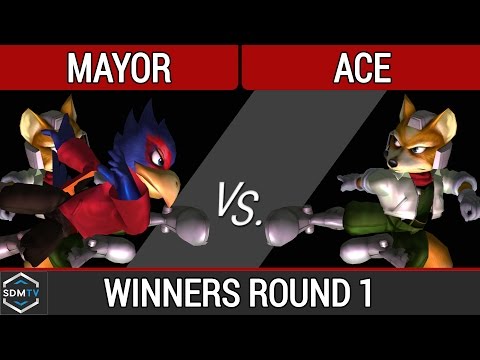 SDSU Biweekly - Mayor (Fox/Falco) vs. Ace (Fox) - SSBM WR1 - Smash Melee