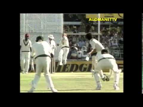Larry Gomes Shows Courage, Determination and Application vs Australia 1984