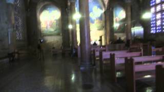 preview picture of video 'Mass in the Church of Gethsemane (Agony, all nations),  the most beautiful church in Jerusalem'