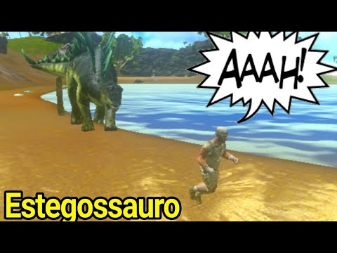 Domando um Estegossauro ARK MOBILE | Mundo Seguntivo - Ep.10!