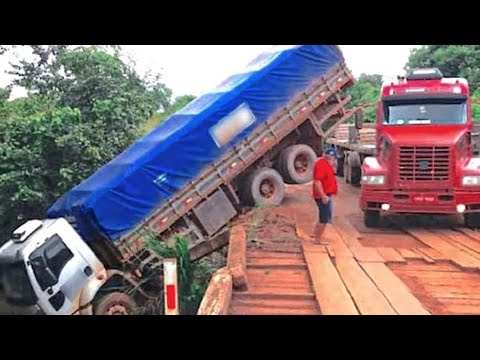 Dangerous Idiots Dump Trucks Operator at work,Biggest Heavy Equipment Machines truck Driving Fails