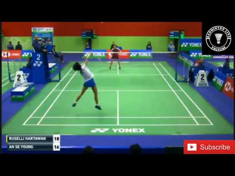 Ruselli HARTAWAN VS AN Se Young - Round Of 16 | Yonex-Sunrise Hongkong Open 2019 Badminton