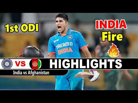 India Vs Afghanistan Full Highlights 1st Odi Match 2026 | Ind Vs Afg Highlights