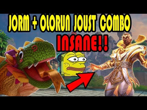 JORM + OLORUN SLO MO JOUST COMBO IS NUTS! -Smite
