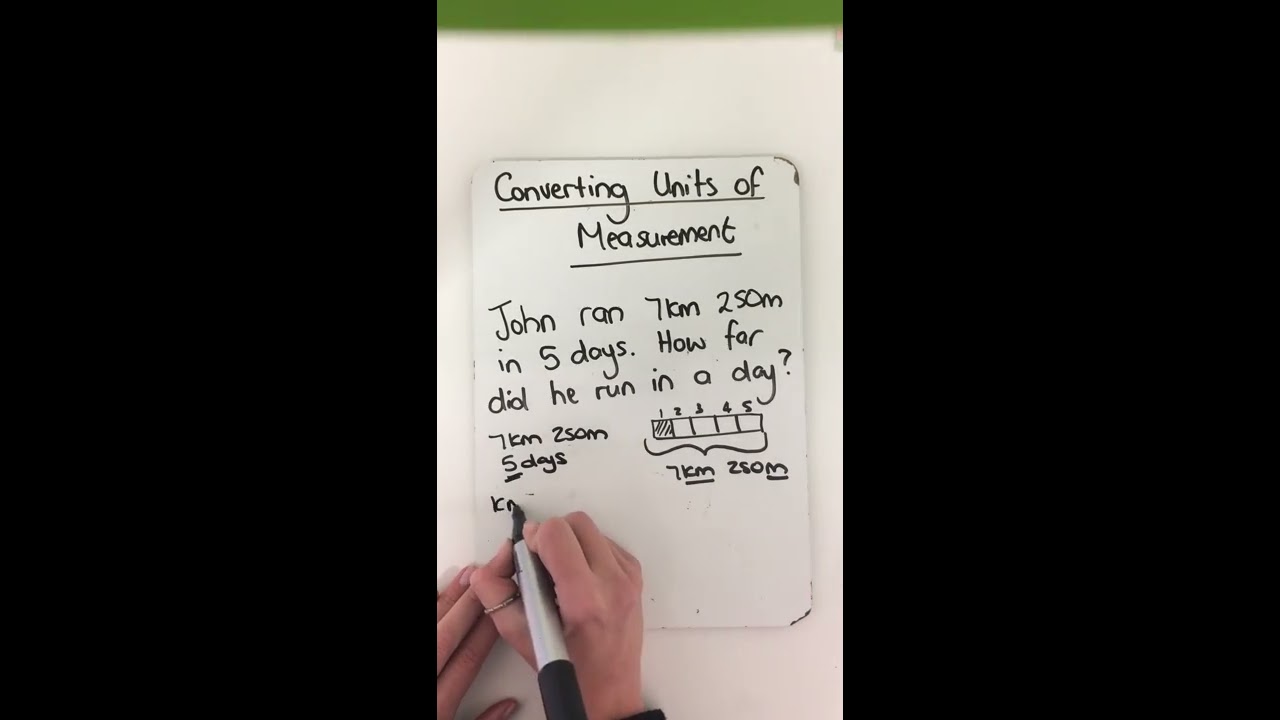 Converting Units of Measurement in a Word Problem.