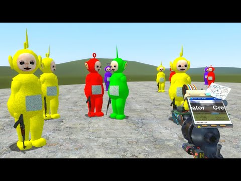 Slendytubbies (Teletabbies) vs Zombies Garry´s Mod
