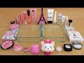 Pink Vs White Mixing Makeup Eyeshadow Into Slime Special Series 214 Satisfying Slime Video