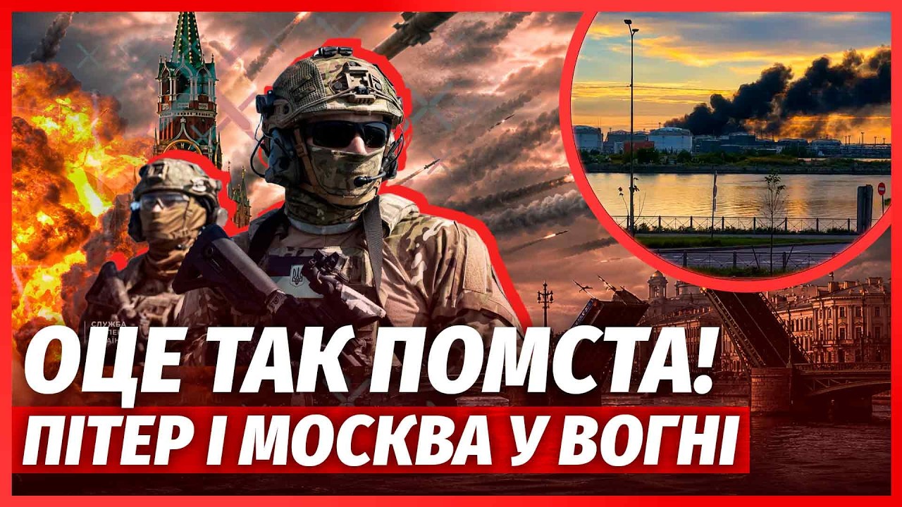 ❗️ТЕРМІНОВО! Пекло в САНКТ-ПЕТЕРБУРЗІ. Підірвали НАФТОВИЙ ТЕРМІНАЛ. Вся Мос