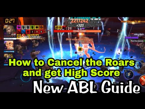 New ABL Guide 🔥How to cancel the Roars to get high Score by T3 Characters 🔥MFF