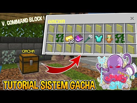 CrezzCraft -  HOW TO MAKE A GACHA SYSTEM LIKE SANS SMP S5 IN MCPE!  |  Minecraft Indonesia