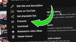 How to promote a YouTube video on YouTube! YouTube Studio